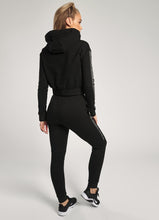 Load image into Gallery viewer, GK Sport Crop Tracksuit Top - Black