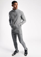 Load image into Gallery viewer, GK Morrison Full Zip Funnel Neck Top - Grey Marl