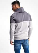 Load image into Gallery viewer, GK Crea Zip Through Tracksuit Top - Silver Grey/Dark Grey
