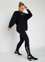 Load image into Gallery viewer, GK Script Oversized Crew - Black
